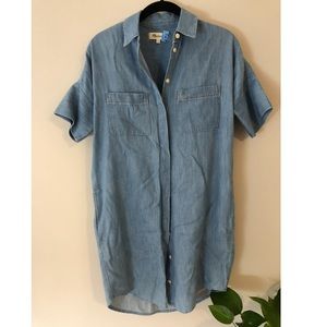 madewell jean dress with pockets!